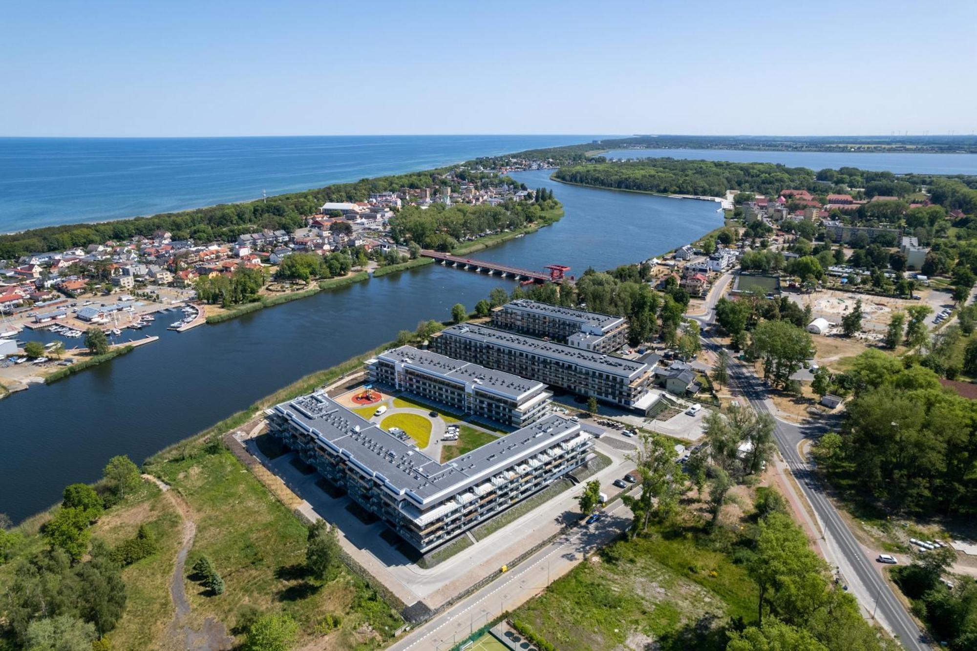 Wellness & Spa Resort Dziwnow Riverfront Apartments With Parking By Noclegi Renters Kültér fotó